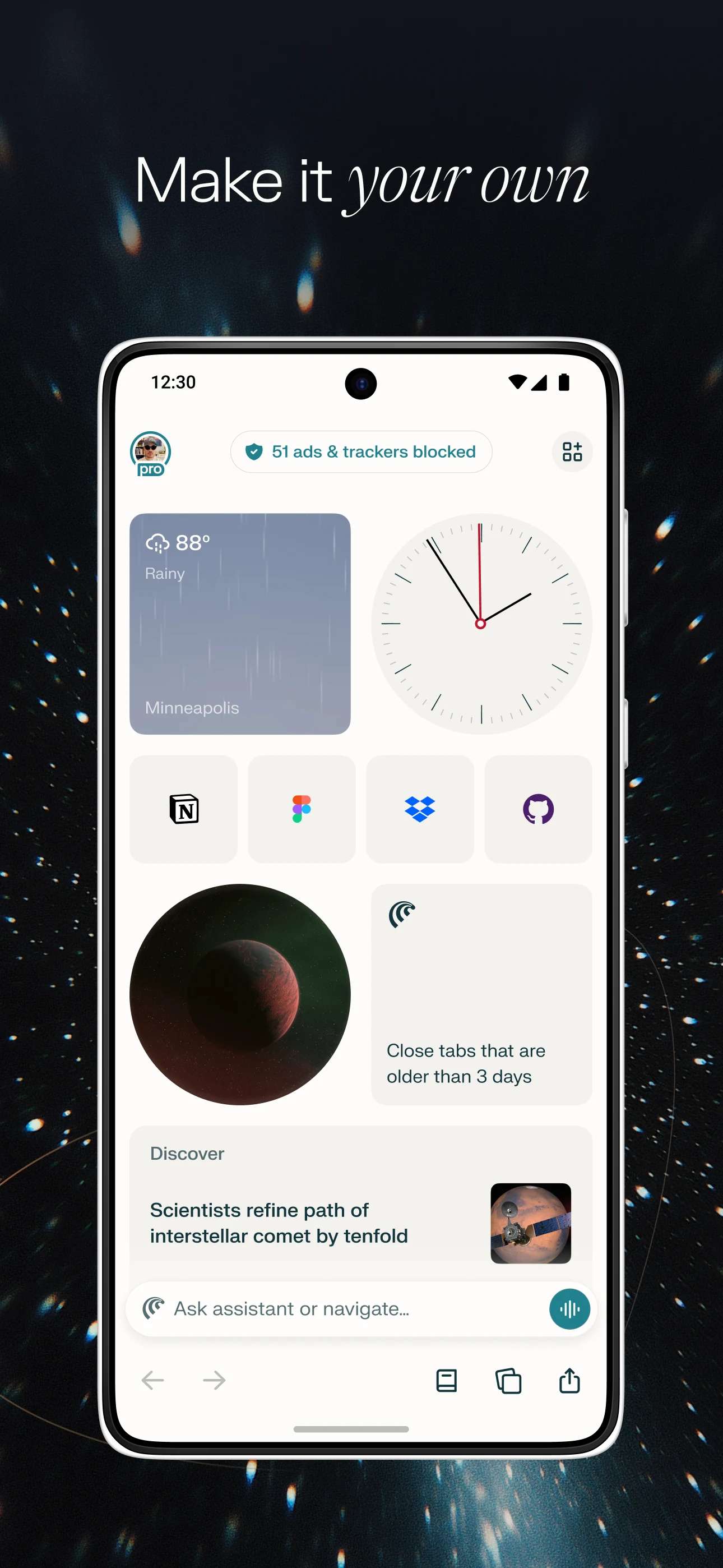 Comet: AI Browser & Assistant screenshot
