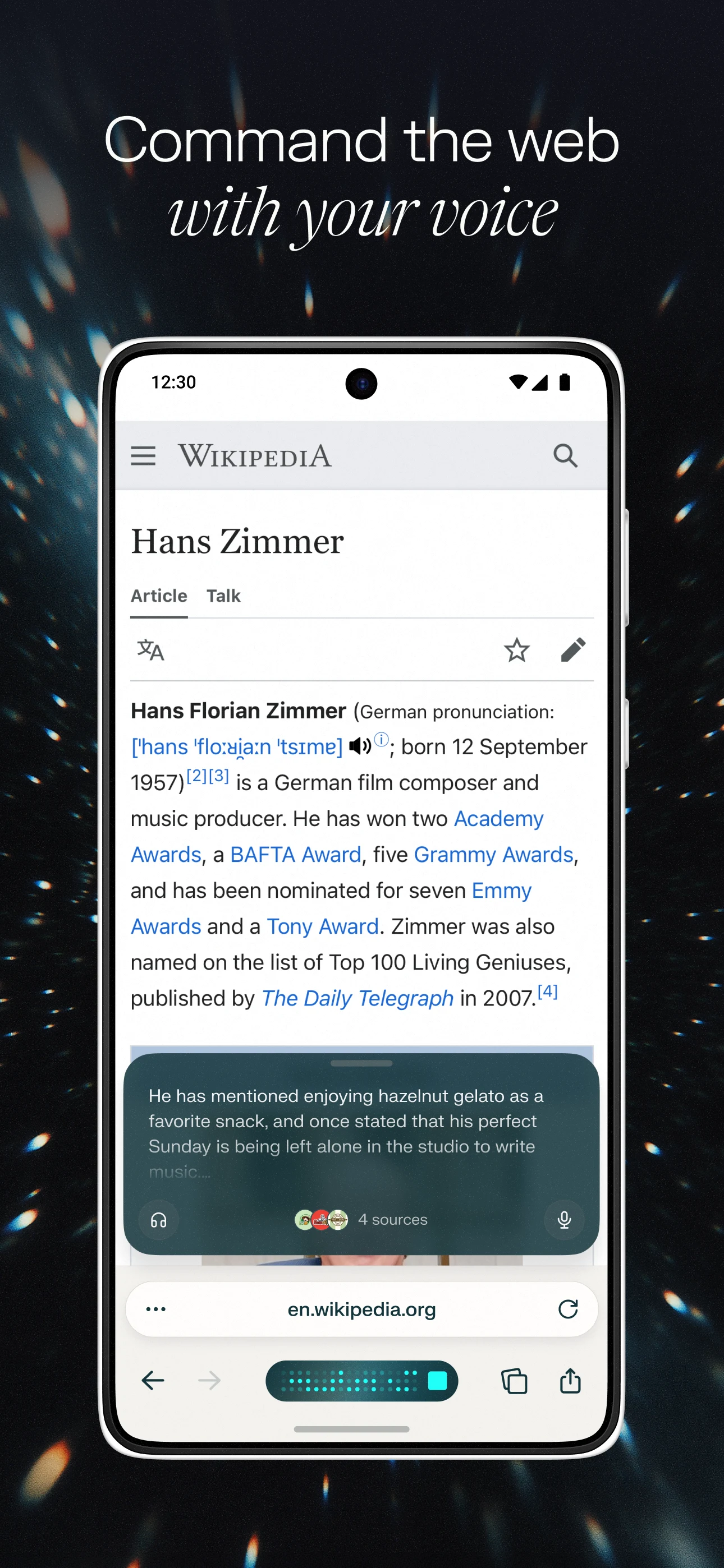 Comet: AI Browser & Assistant screenshot