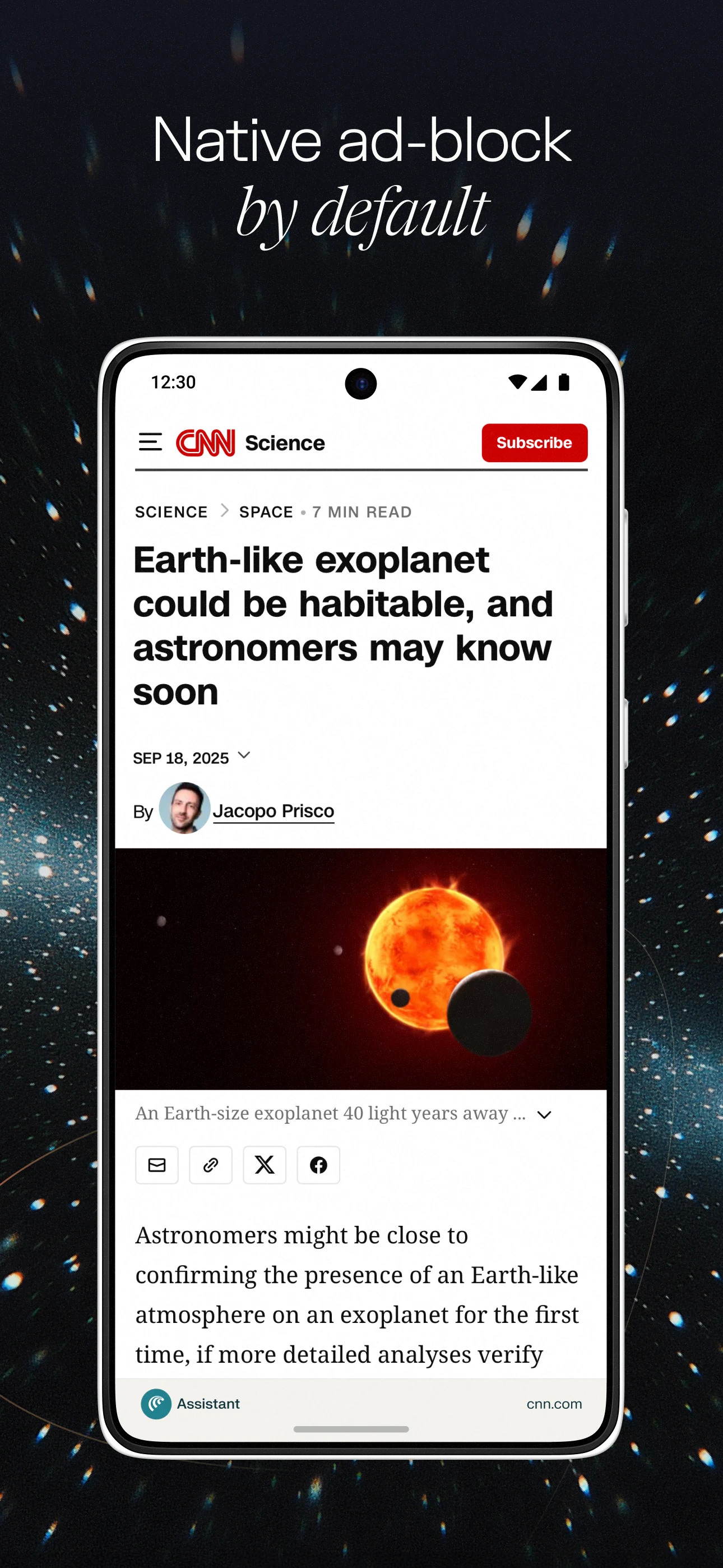 Comet: AI Browser & Assistant screenshot